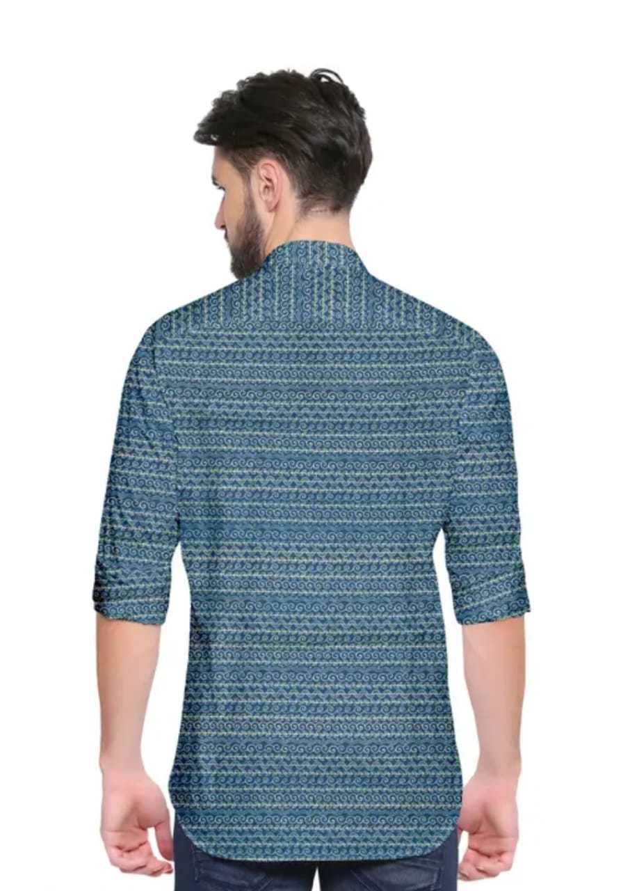 Ynf Cotton KESH662 ST49 Mens Wear Wholesale Casual Wear Mens Shirt Mens Printed Shirts Manufacturer- Kapda Export