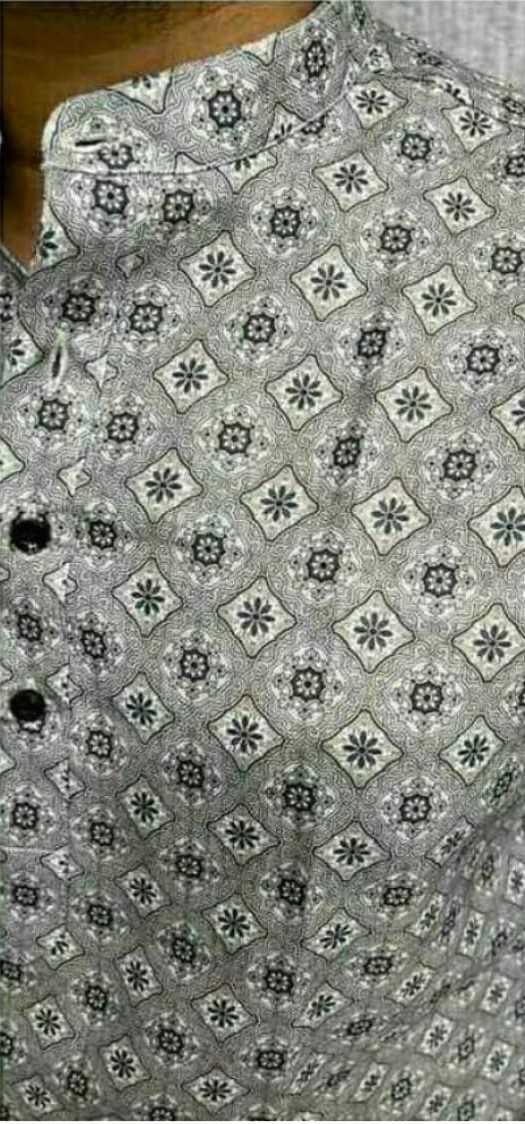 Ynf Cotton KESH662 ST52 Mens Wear Wholesale Casual Wear Men Short Kurta Mens Printed Shirts Manufacturer- Kapda Export