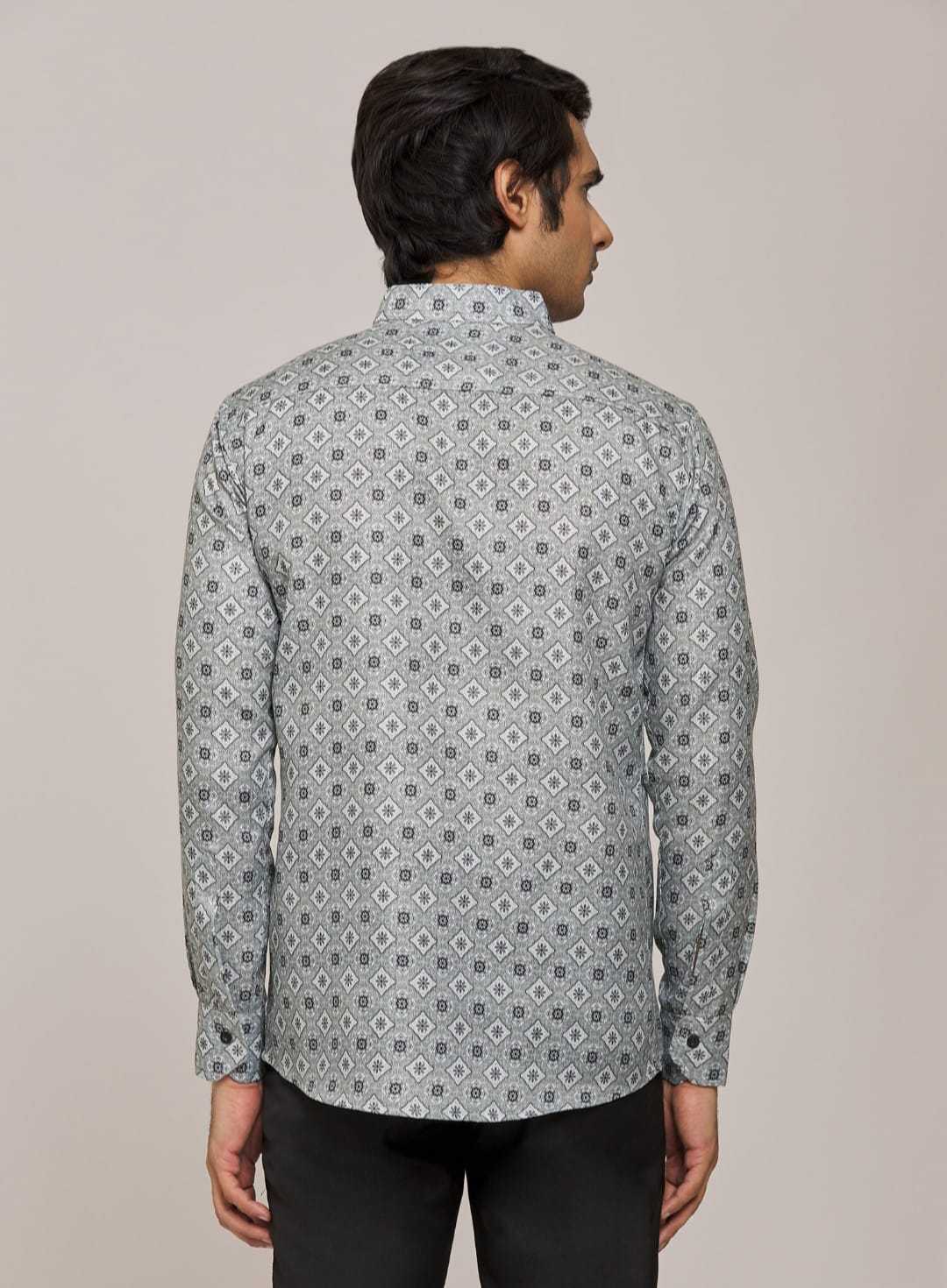 Ynf Cotton KESH662 ST52 Mens Wear Wholesale Casual Wear Men Short Kurta Mens Printed Shirts Manufacturer- Kapda Export