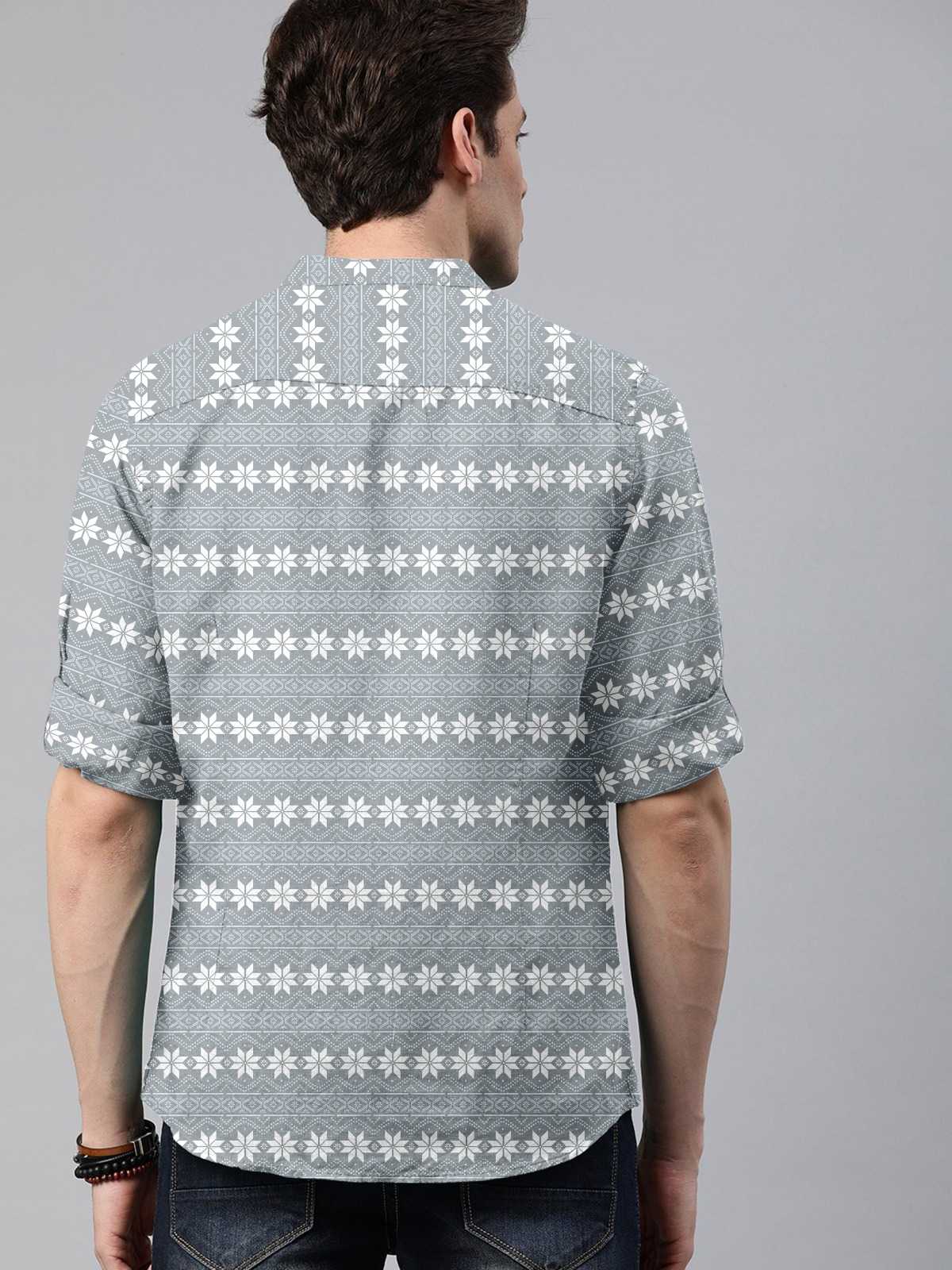 Ynf Cotton KESH662 ST62 Mens Wear Wholesale Casual Wear Mens Printed Shirts Indo Western Manufacturer- Kapda Export