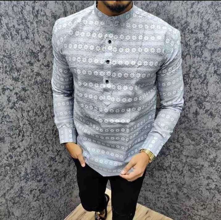 Ynf Cotton KESH662 ST62 Mens Wear Wholesale Casual Wear Mens Printed Shirts Indo Western Manufacturer- Kapda Export