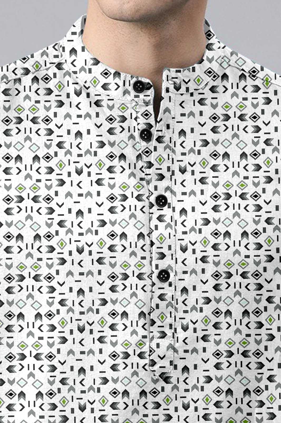 Ynf Cotton KESH662 ST68 Mens Wear Wholesale Casual Wear Mens Shirt Indo Western Manufacturer- Kapda Export