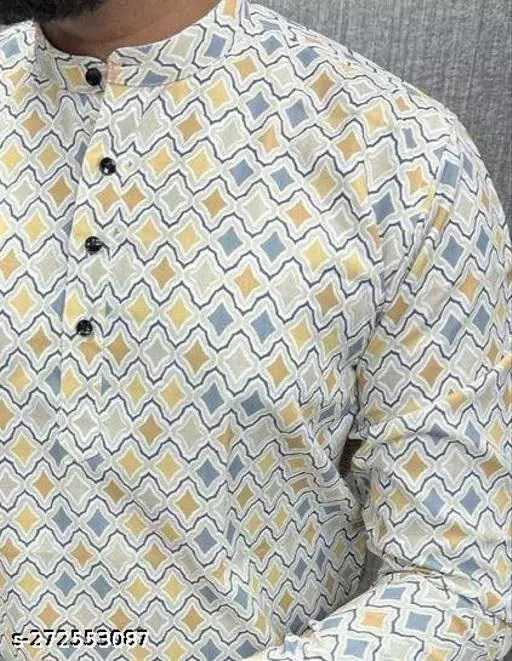 Ynf Cotton KESH662 ST69 Mens Wear Wholesale Casual Wear Mens Shirt Indo Western Manufacturer- Kapda Export