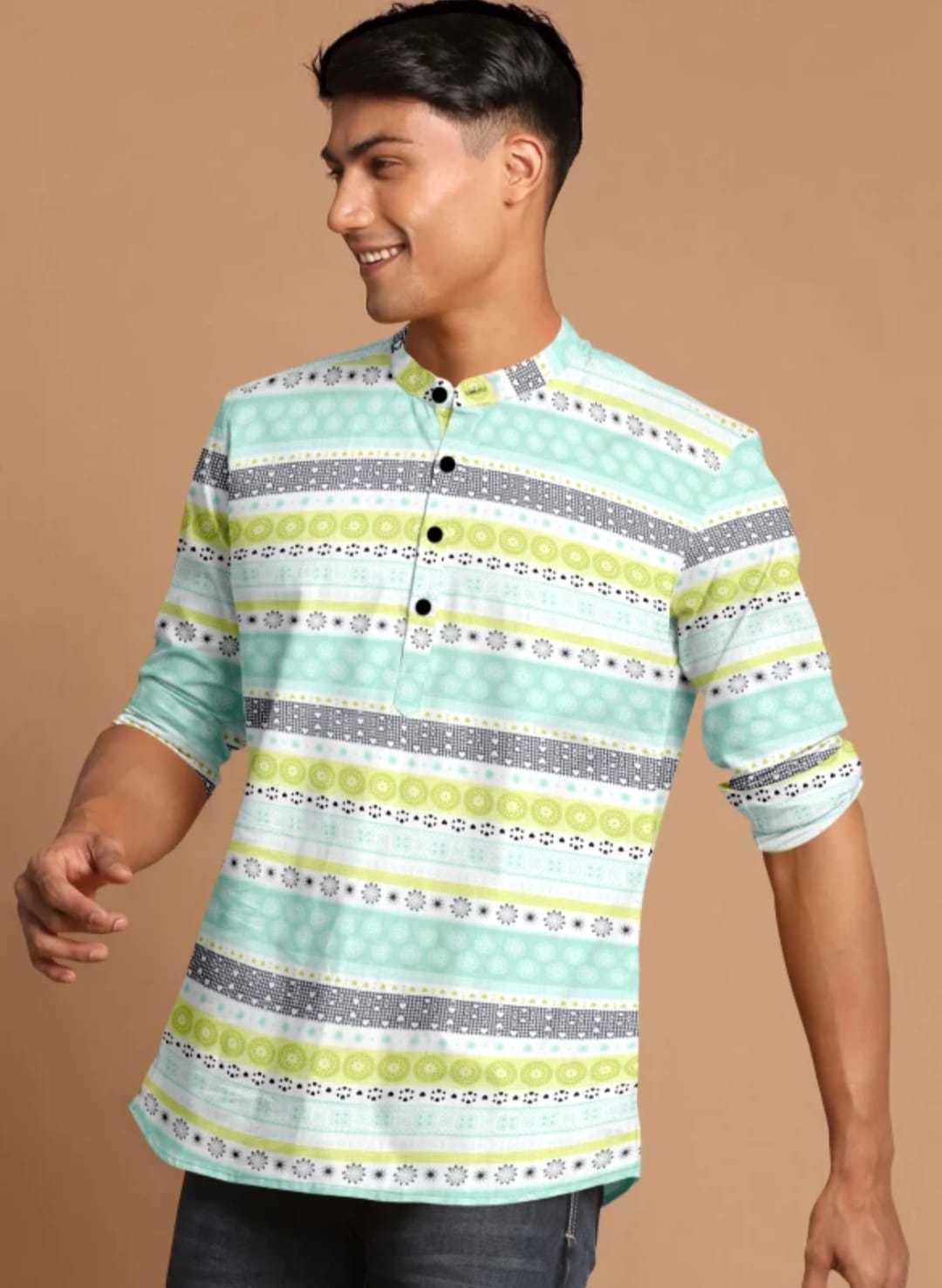 Ynf Cotton KESH662 ST70 Mens Wear Wholesale Casual Wear Mens Shirt Indo Western Manufacturer- Kapda Export