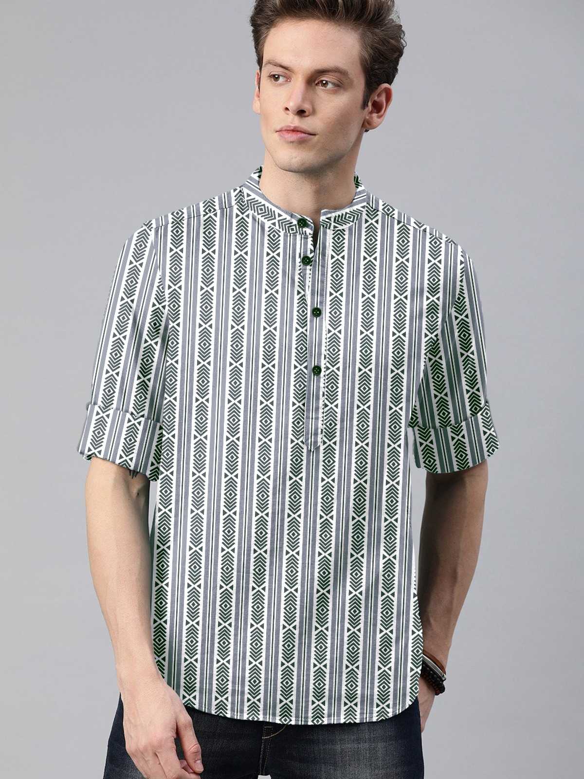 Ynf Cotton KESH662 ST74 Mens Wear Wholesale Casual Wear Mens Shirt Indo Western Manufacturer- Kapda Export