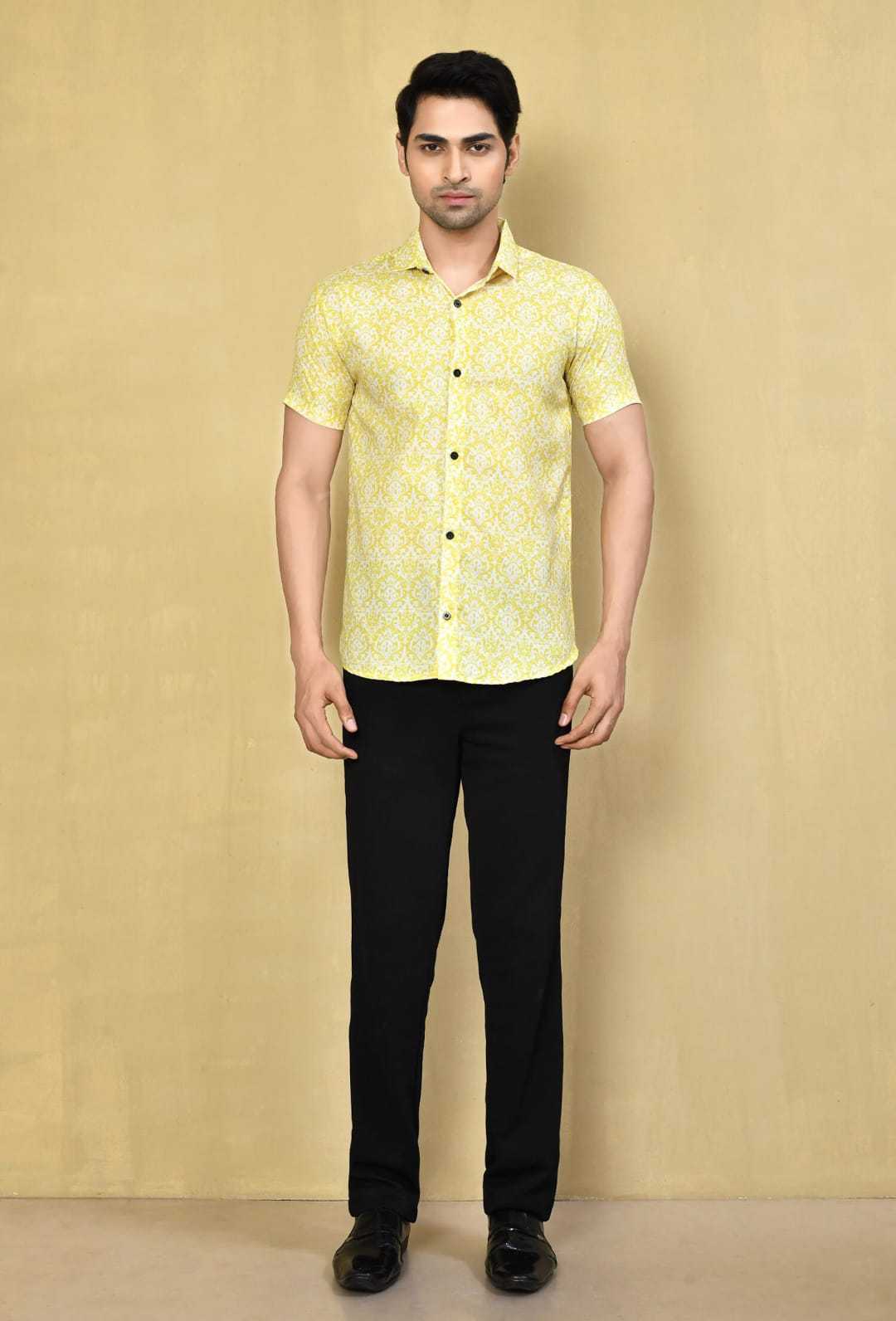 Ynf Cotton KESH662 ST75 Mens Wear Wholesale Casual Wear Mens Shirt Indo Western Manufacturer- Kapda Export