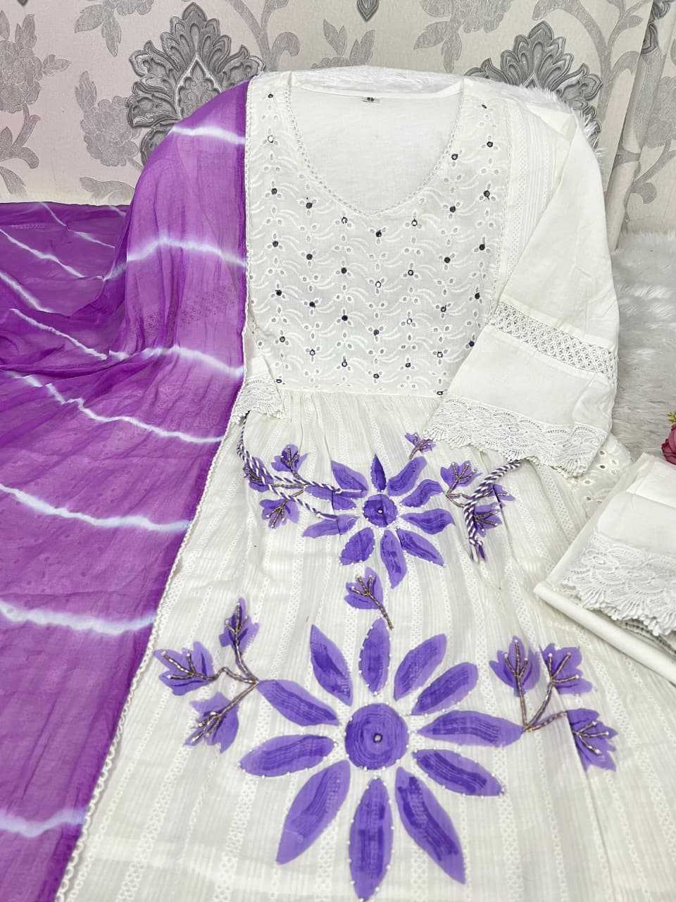 Ynf Cotton KESH684 DEVA Kurti Wholesale Party Wear Kurtis Designer Kurtis White Kurtis Manufacturer- Kapda Export