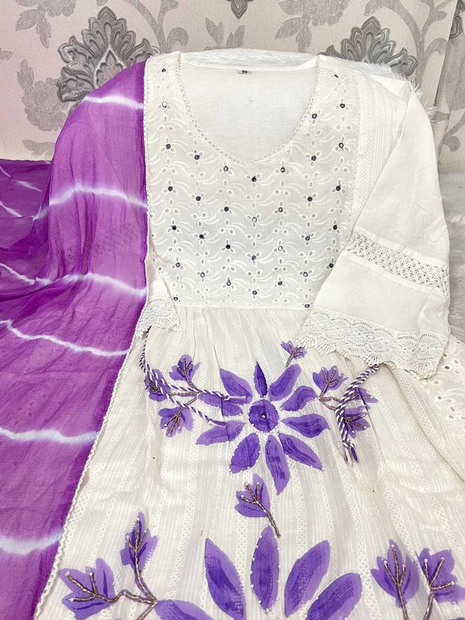 Ynf Cotton KESH684 DEVA Kurti Wholesale Party Wear Kurtis Designer Kurtis White Kurtis Manufacturer- Kapda Export