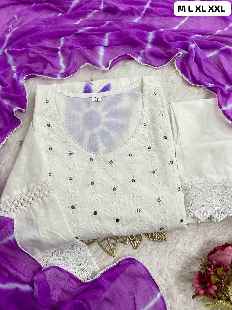 Ynf Cotton KESH684 DEVA Kurti Wholesale Party Wear Kurtis Designer Kurtis White Kurtis Manufacturer- Kapda Export