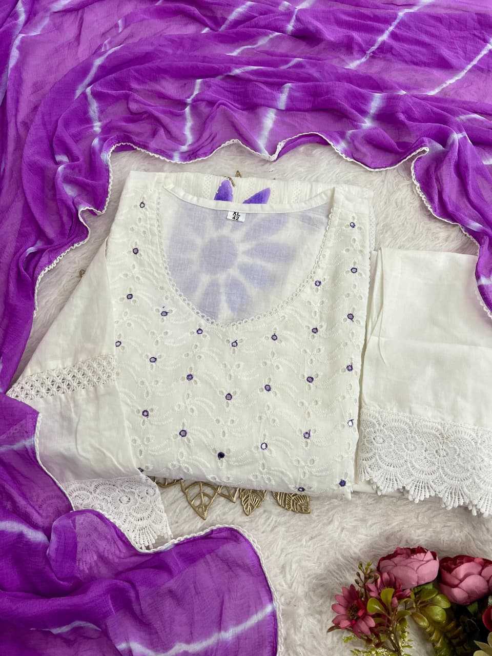 Ynf Cotton KESH684 DEVA Kurti Wholesale Party Wear Kurtis Designer Kurtis White Kurtis Manufacturer- Kapda Export