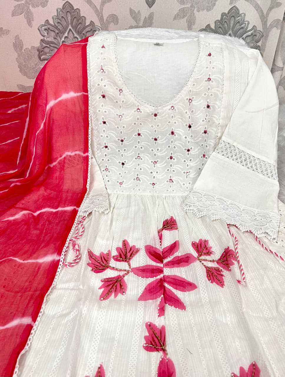 Ynf Cotton KESH684 DEVA Kurti Wholesale Party Wear Kurtis Designer Kurtis White Kurtis Manufacturer- Kapda Export