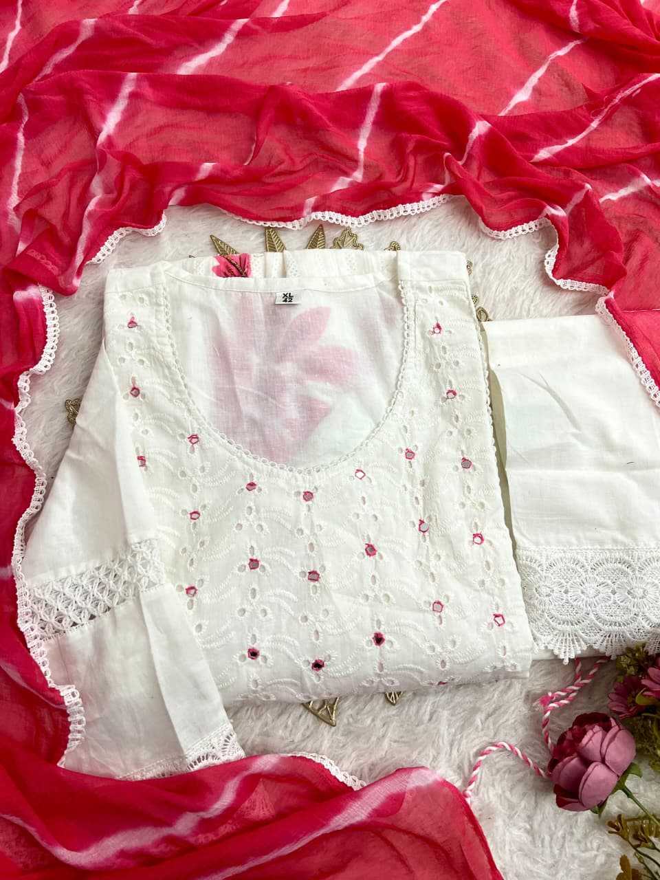 Ynf Cotton KESH684 DEVA Kurti Wholesale Party Wear Kurtis Designer Kurtis White Kurtis Manufacturer- Kapda Export