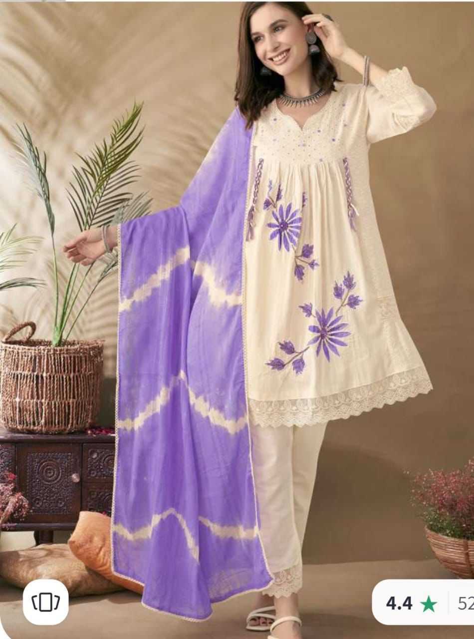 Ynf Cotton KESH684 DEVA Kurti Wholesale Party Wear Kurtis Designer Kurtis White Kurtis Manufacturer- Kapda Export