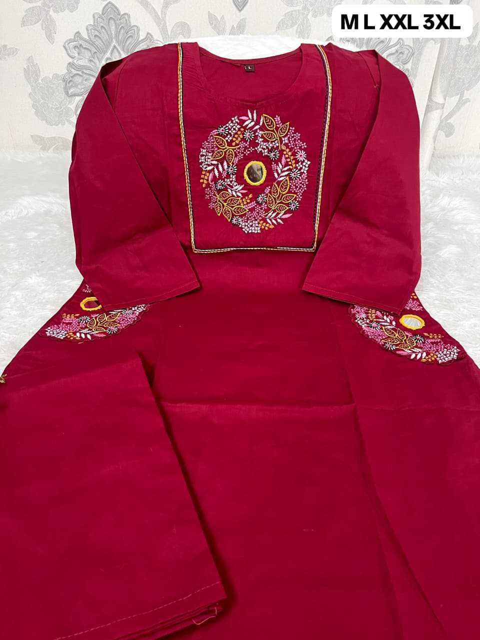 Ynf Cotton KESH684 SHIVE Kurti Wholesale Designer Kurtis Mirror Work Kurti Round Neck Kurtis Manufacturer- Kapda Export