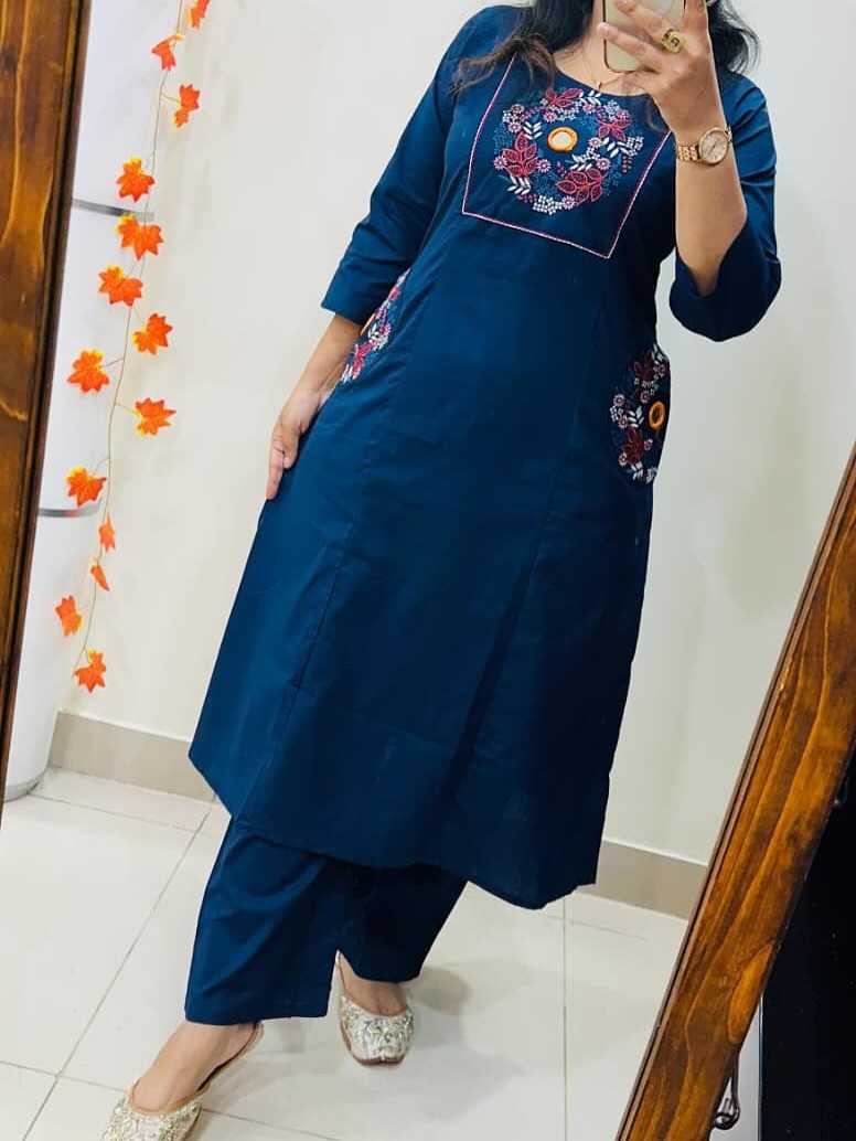 Ynf Cotton KESH684 SHIVE Kurti Wholesale Designer Kurtis Mirror Work Kurti Round Neck Kurtis Manufacturer- Kapda Export