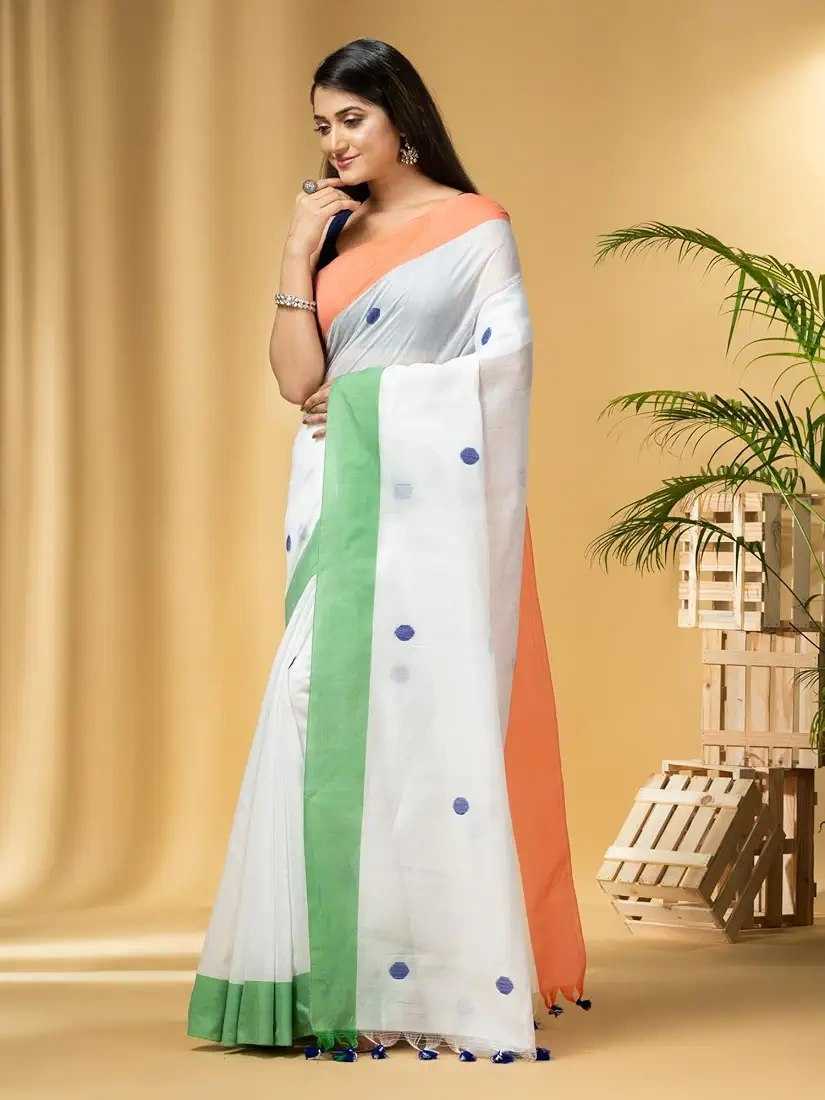 Ynf Cotton Linen RIN132 2024 Sarees Festive Collections Wholesale Cotton Linen Sarees Indian Sarees Independence Day Collections Manufacturer- Kapda Export