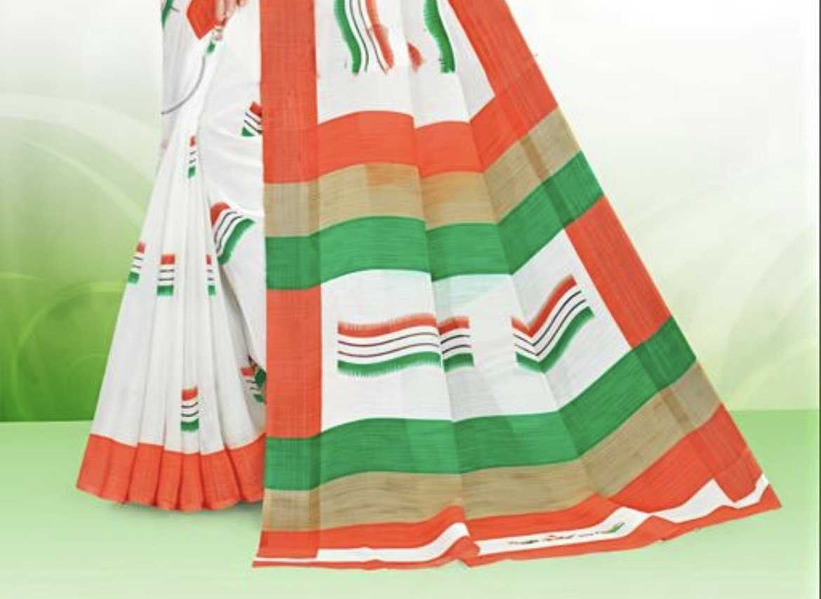 Ynf Cotton Linen RIN132 2024 Sarees Festive Collections Wholesale Cotton Linen Sarees Indian Sarees Independence Day Collections Manufacturer- Kapda Export