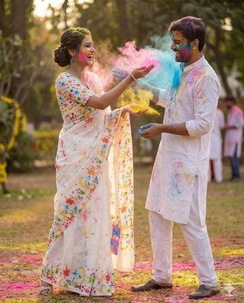 Ynf Cotton Linen RIN132 2031 Sarees Festive Collections Wholesale Cotton Linen Sarees Festive Sarees Holi Collections Manufacturer- Kapda Export