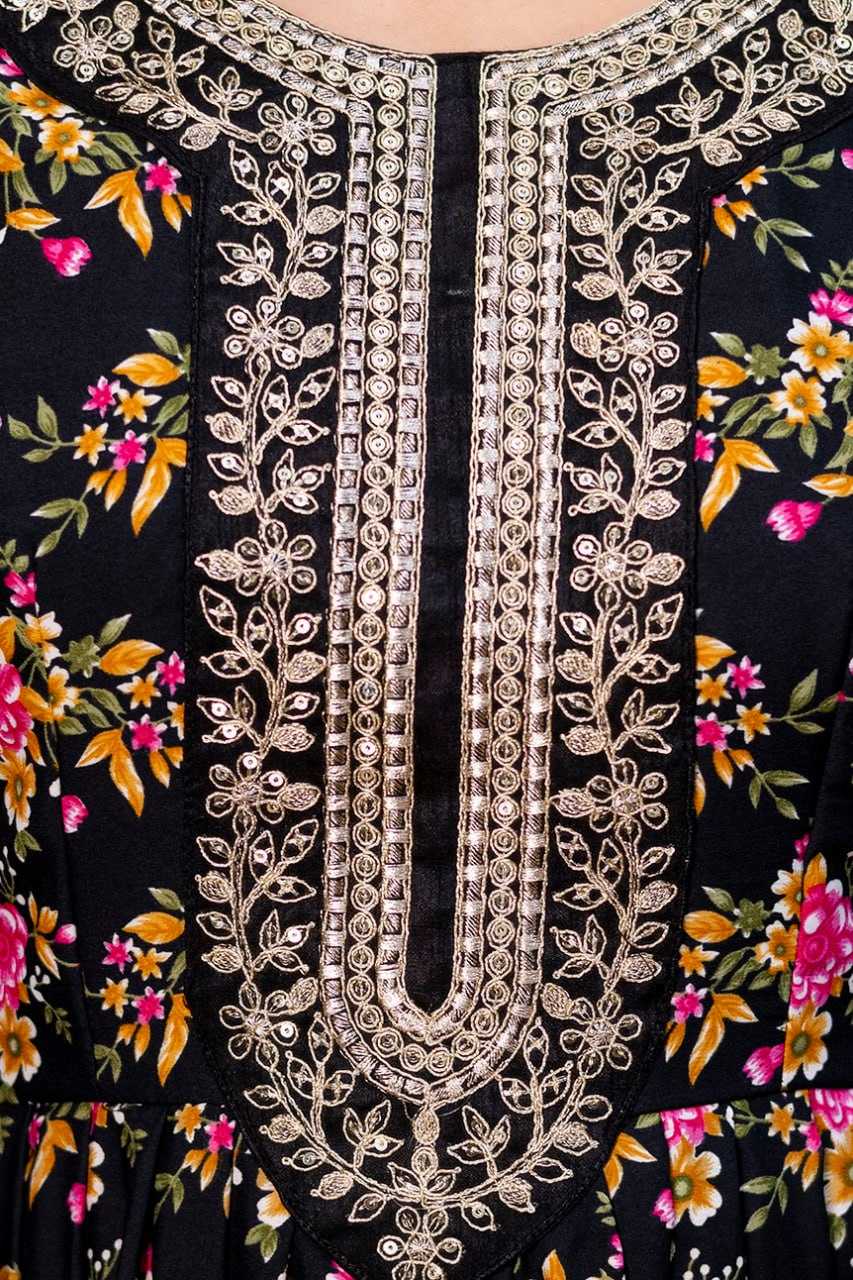 Ynf Crepe Silk KESH642 JANIKA Suits & Dresses Wholesale Embroidered Dresses Silk Dresses Anarkali Dresses Manufacturer- Kapda Export