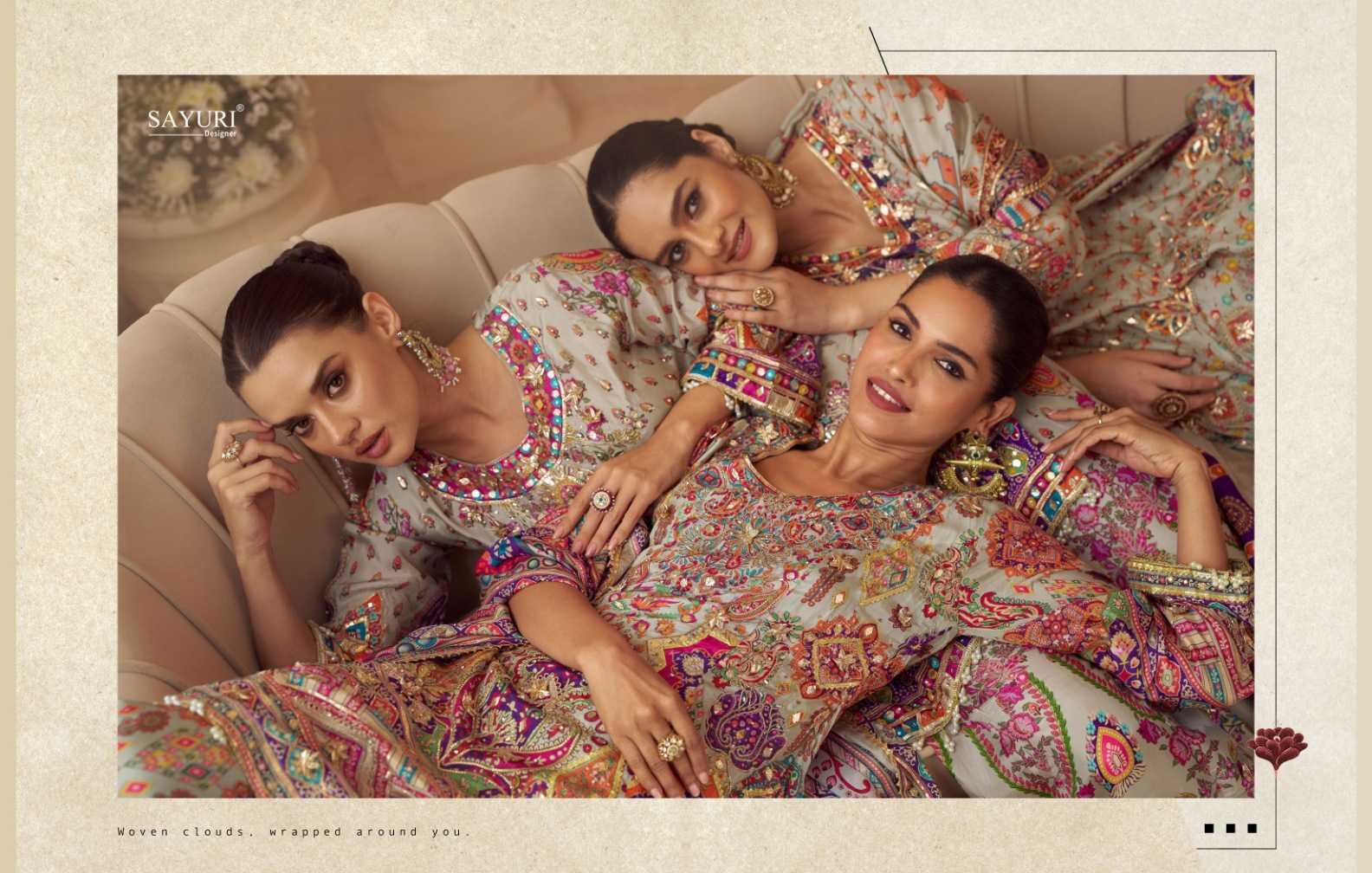 Ynf Crepe Silk KESH709 SAYURI SARTHI 10255 Kurti Wholesale Festive Kurtis Ethnic Kurtis Long Kurtis Manufacturer- Kapda Export