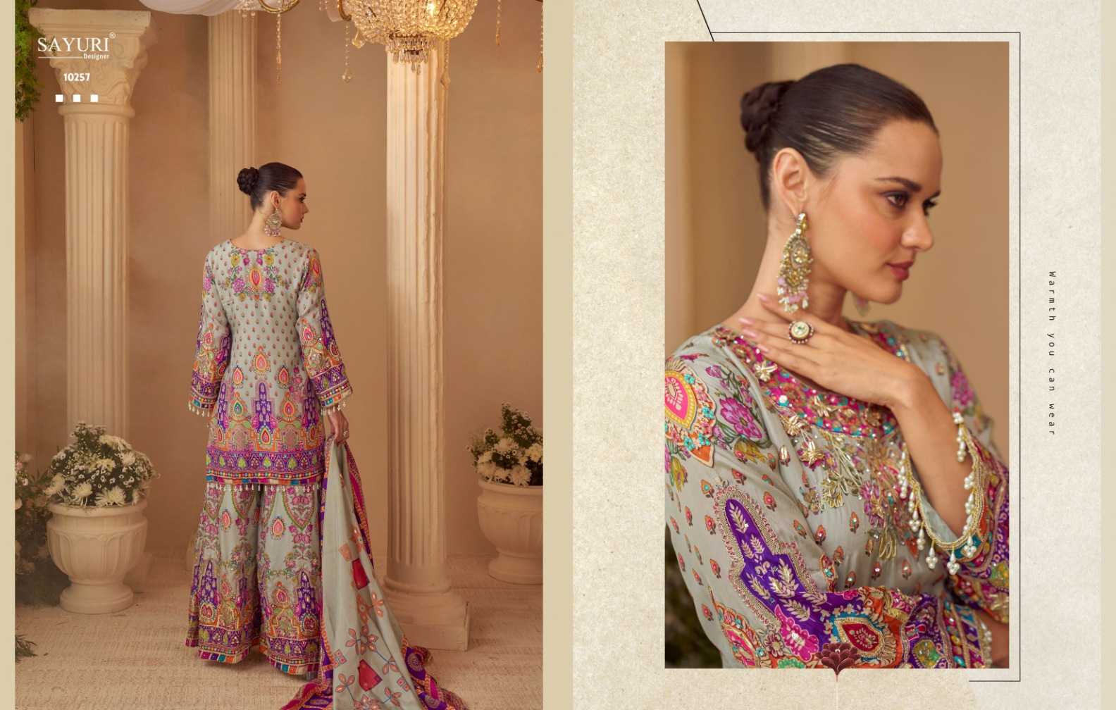 Ynf Crepe Silk KESH709 SAYURI SARTHI 10255 Kurti Wholesale Festive Kurtis Ethnic Kurtis Long Kurtis Manufacturer- Kapda Export