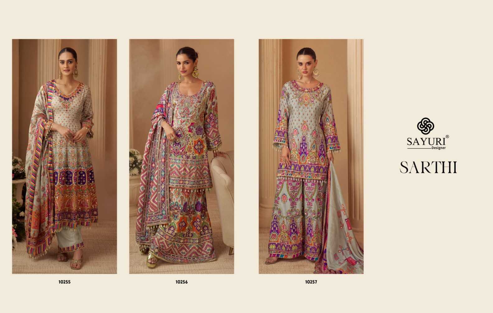 Ynf Crepe Silk KESH709 SAYURI SARTHI 10255 Kurti Wholesale Festive Kurtis Ethnic Kurtis Long Kurtis Manufacturer- Kapda Export