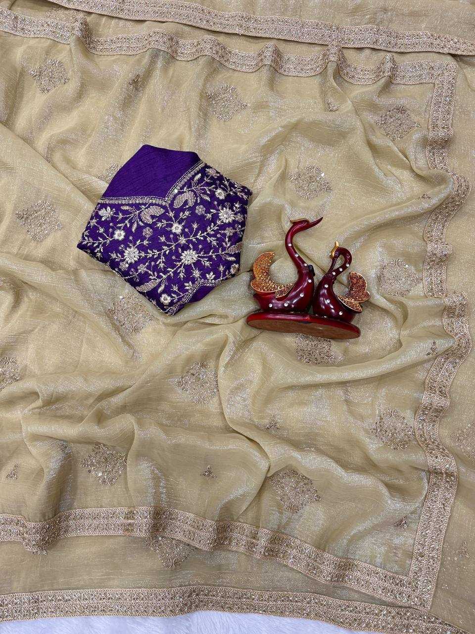 Ynf Crunchi Silk KESH151 5552 Sarees Silk Sarees Wholesale Designer Sarees Party Wear Sarees Sequins Work Saree Manufacturer- Kapda Export