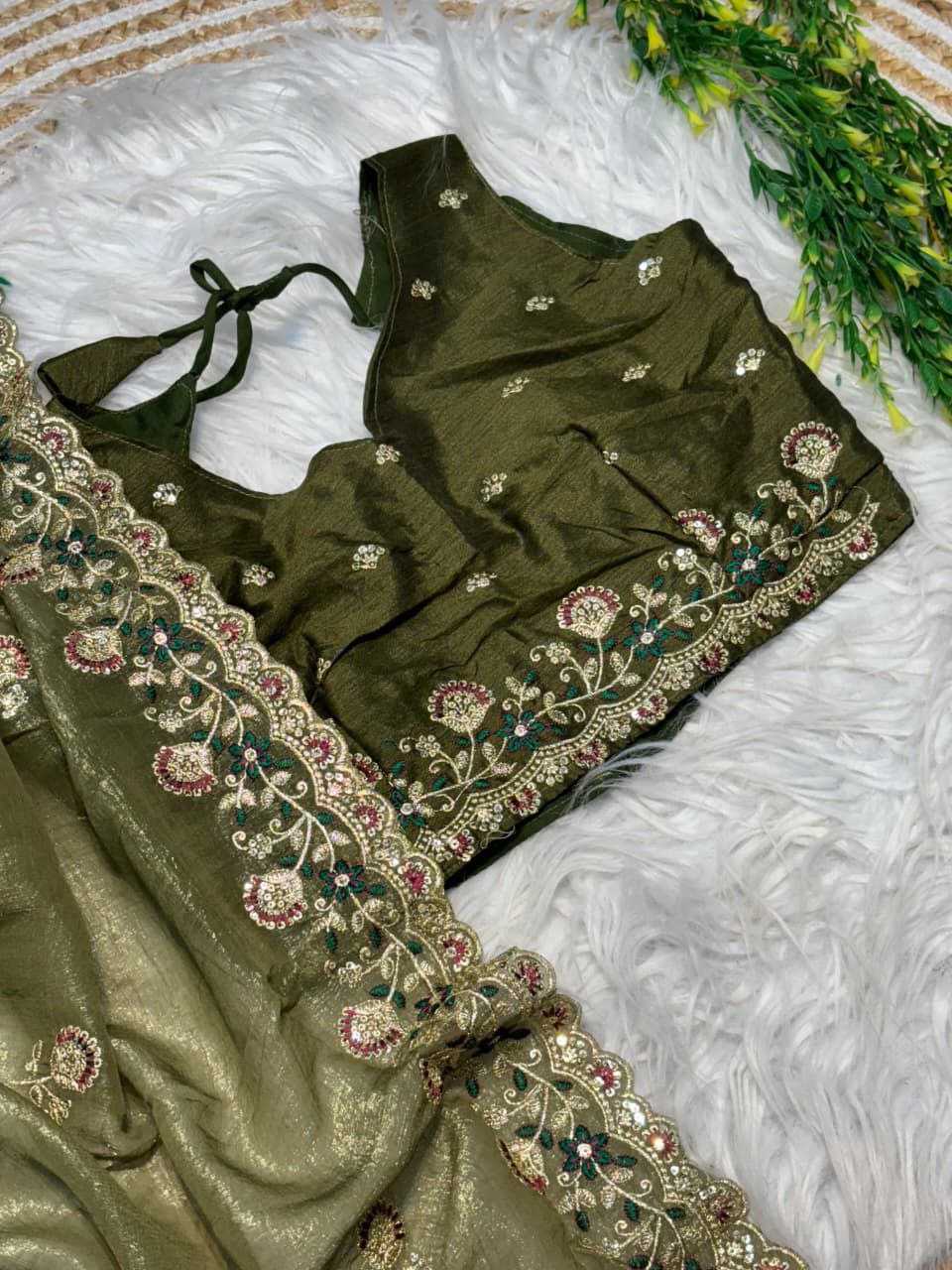 Ynf Crunchi Silk KESH589 Mansuri Sarees Silk Sarees Wholesale Designer Sarees Sequins Work Saree Silk Sarees For Weddings Manufacturer- Kapda Export