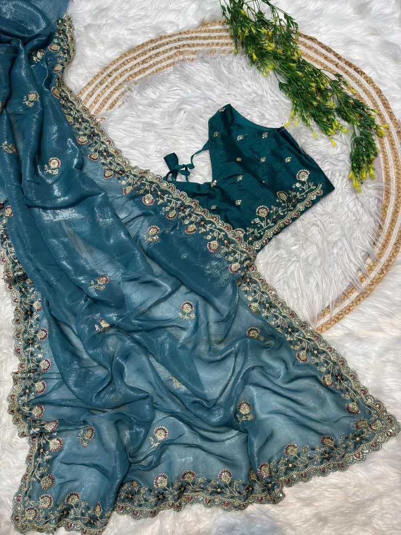 Ynf Crunchi Silk KESH589 Mansuri Sarees Silk Sarees Wholesale Designer Sarees Sequins Work Saree Silk Sarees For Weddings Manufacturer- Kapda Export