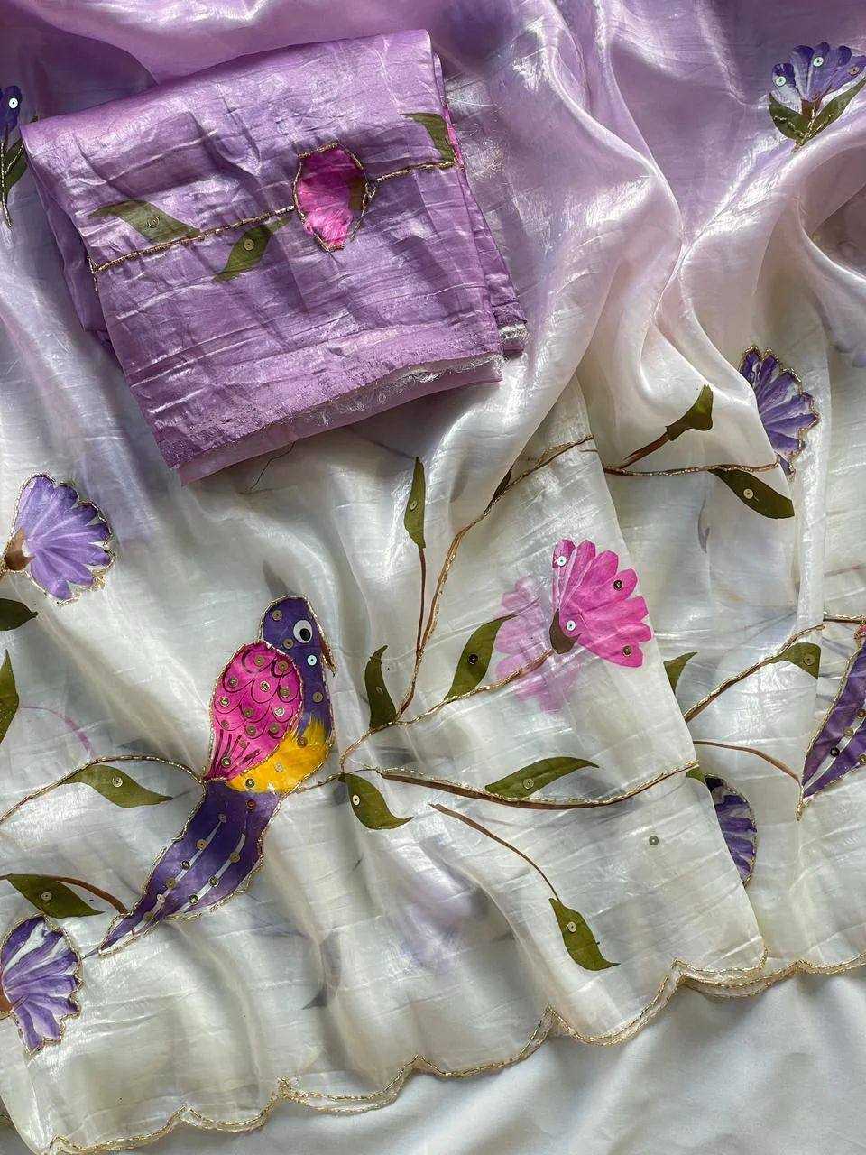 Ynf Crush Silk KESH509 gold crush Sarees Wholesale Printed Sarees Hand Work Sarees Golden Sarees Manufacturer- Kapda Export