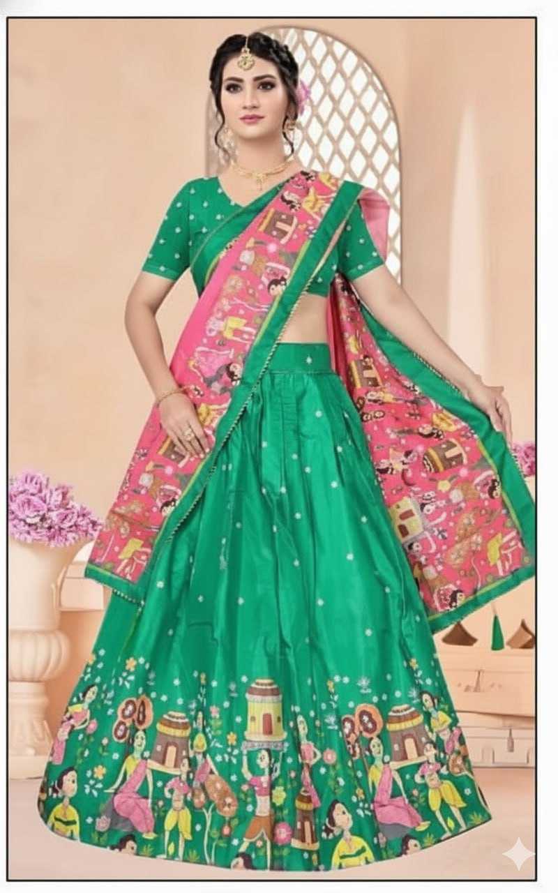 Ynf Dola Silk KESH511 Dola silk Lehengas Wholesale Designer Lehenga Wedding Lehenga Printed Lehenga Manufacturer- Kapda Export