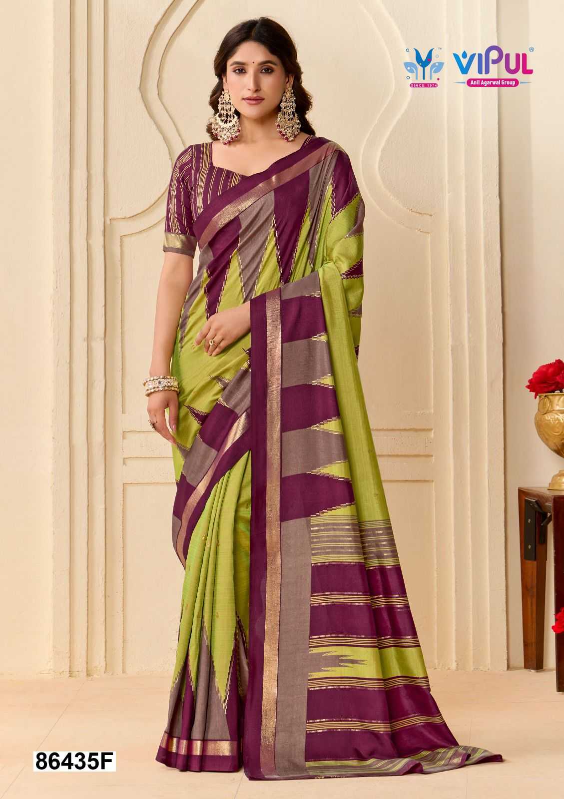 Ynf Dola Silk KESH695 Vipul Mulbagal Sarees Silk Sarees Wholesale Fancy Sarees Dola Silk Sarees Ikat Sarees Manufacturer- Kapda Export