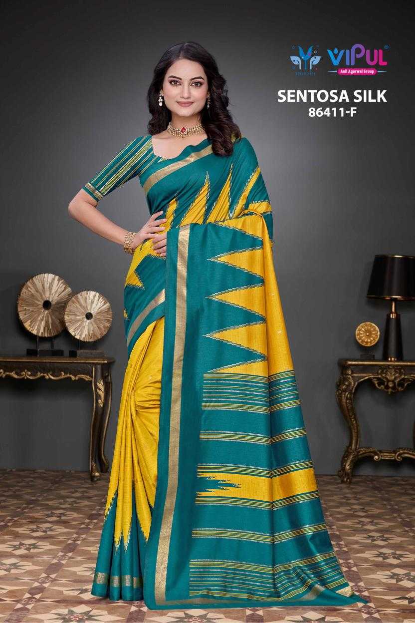 Ynf Dola Silk KESH695 Vipul Mulbagal Sarees Silk Sarees Wholesale Fancy Sarees Dola Silk Sarees Ikat Sarees Manufacturer- Kapda Export