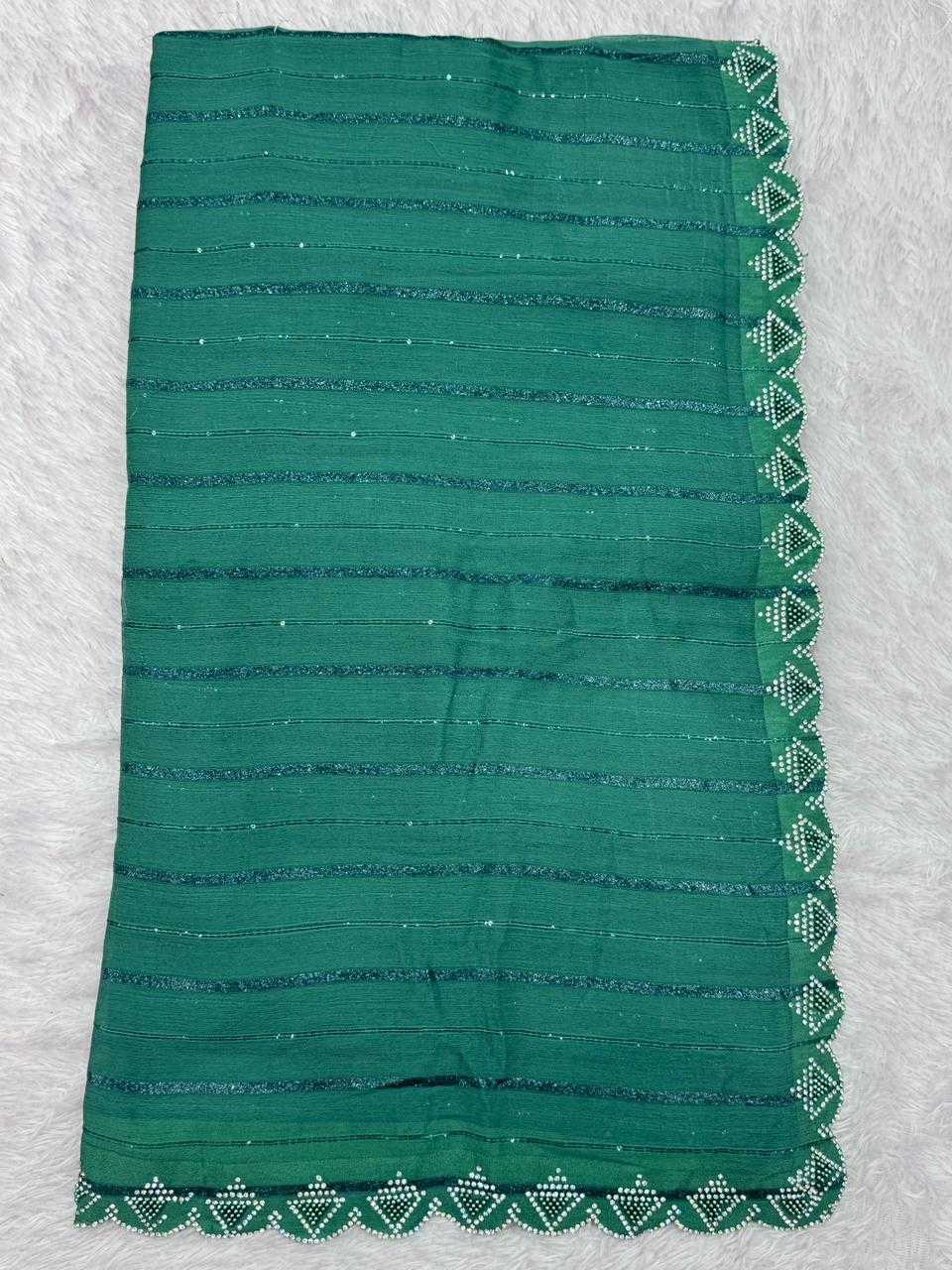 Ynf Dull Moss KESH114 4740 Sarees Wholesale Fancy Sarees Work Sarees Cutwork Saree Manufacturer- Kapda Export