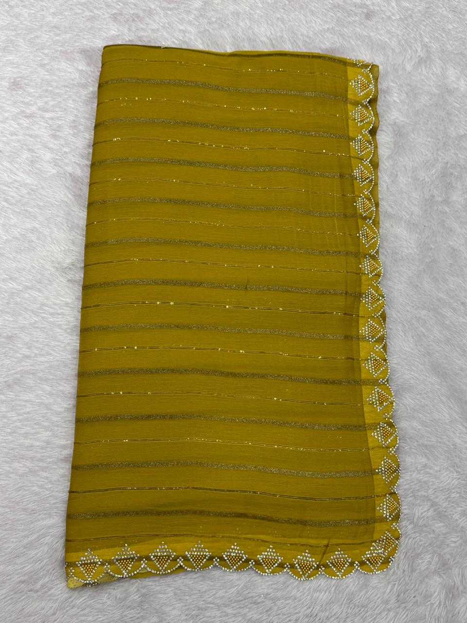 Ynf Dull Moss KESH114 4740 Sarees Wholesale Fancy Sarees Work Sarees Cutwork Saree Manufacturer- Kapda Export