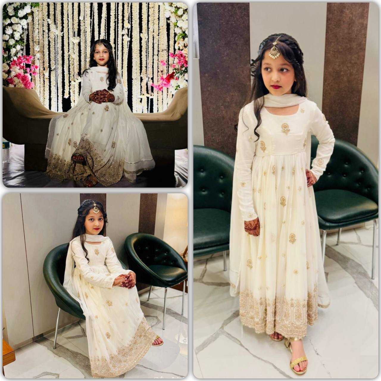 Ynf Fancy KESH415 239 Kids Wear Wholesale Kids Gown Kids Ethnic Gowns Kids Wedding Outfits Manufacturer- Kapda Export