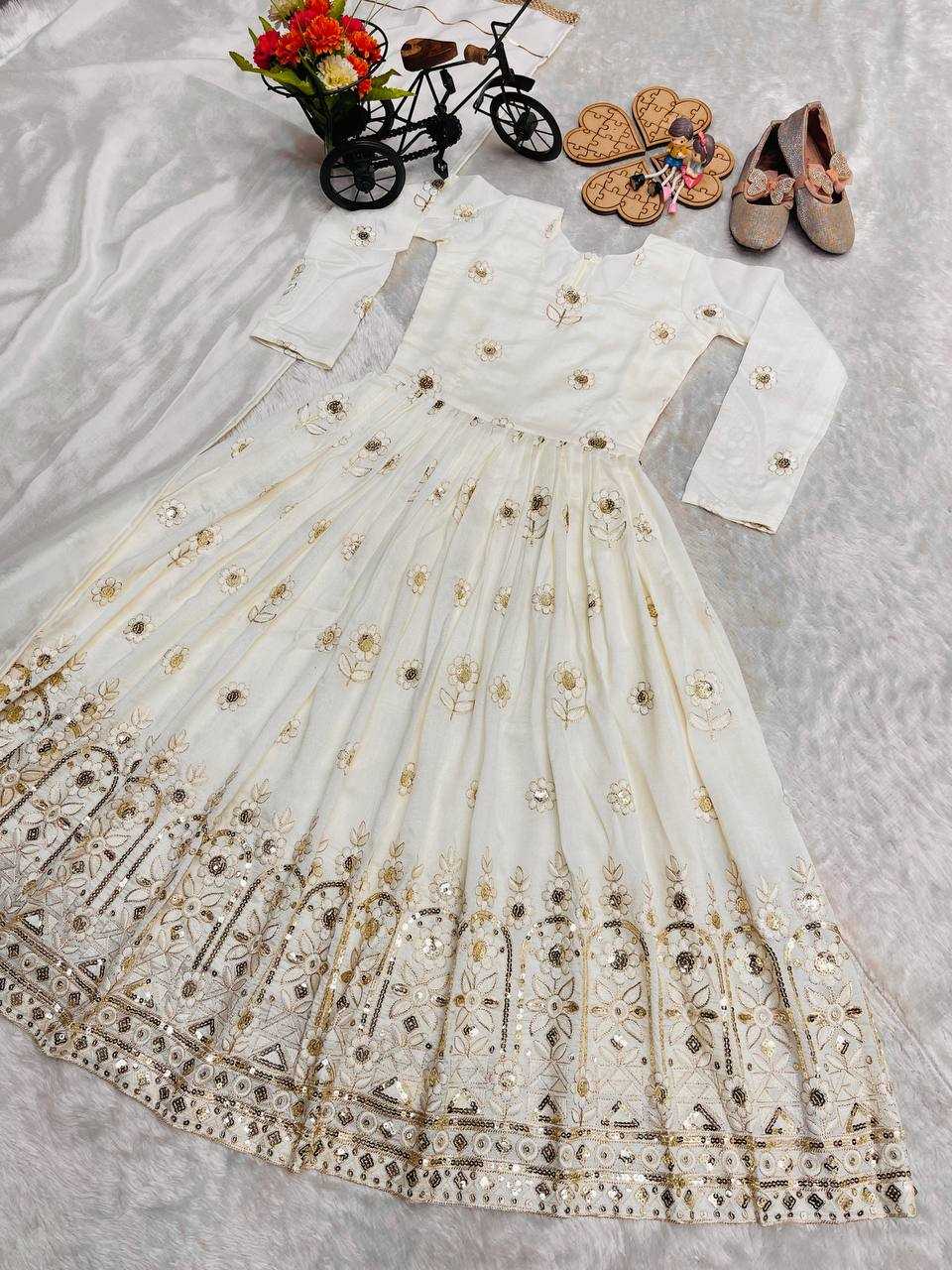 Ynf Fancy KESH415 239 Kids Wear Wholesale Kids Gown Kids Ethnic Gowns Kids Wedding Outfits Manufacturer- Kapda Export