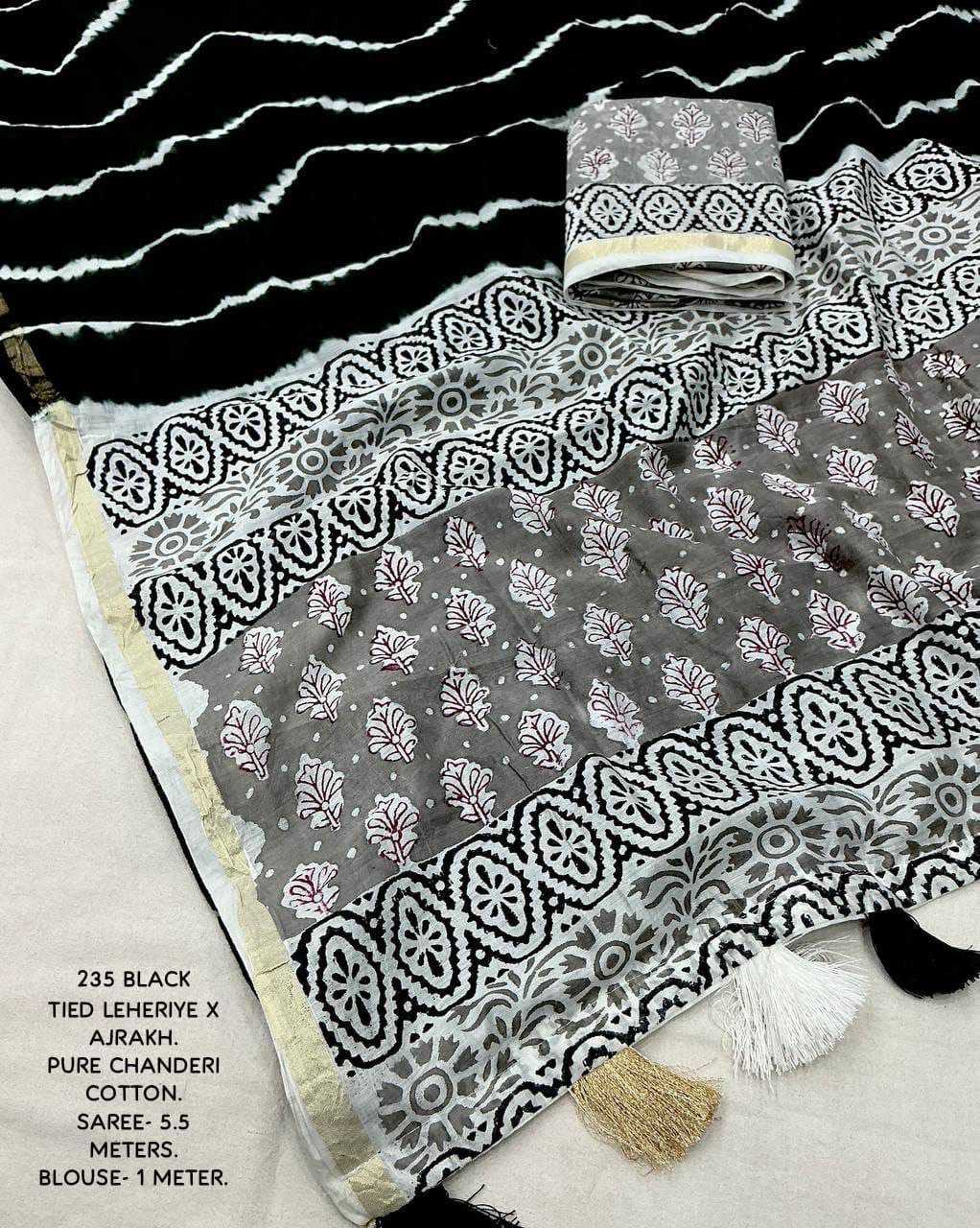 Ynf Fancy KESH511 1015 Sarees Wholesale Ajrakh Sarees Leheriya Sarees Mulmul Cotton Sarees Manufacturer- Kapda Export