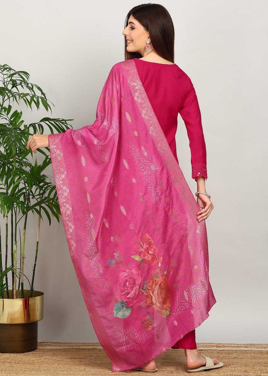 Ynf Fancy KESH517 35 Suits & Dresses Wholesale Embroidery Suits Designer Suits Pink Salwar Suit Manufacturer- Kapda Export