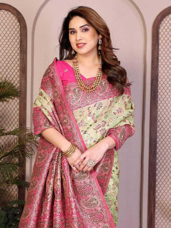 Ynf Fancy KESH659 Saptapadi1 Sarees Silk Sarees Wholesale Zari Border Sarees Silk Sarees For Weddings Rajputi Sarees Manufacturer- Kapda Export