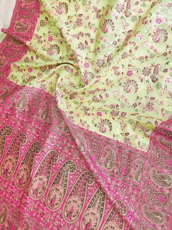 Ynf Fancy KESH659 Saptapadi1 Sarees Silk Sarees Wholesale Zari Border Sarees Silk Sarees For Weddings Rajputi Sarees Manufacturer- Kapda Export