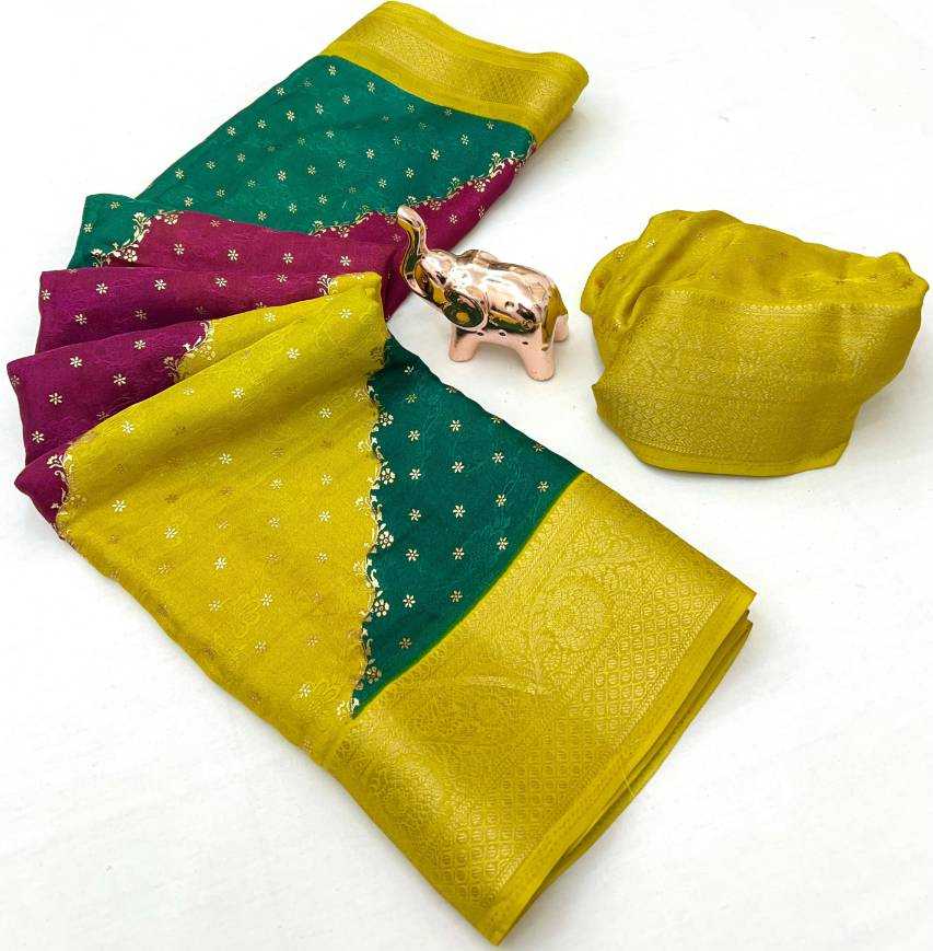 Ynf Fancy KESH695 Lahriya Sarees Wholesale Designer Sarees Leheriya Sarees Zari Sarees Manufacturer- Kapda Export