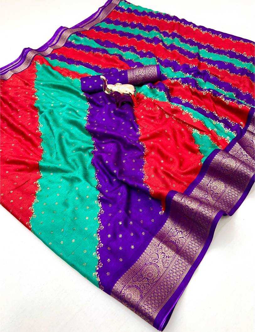 Ynf Fancy KESH695 Lahriya Sarees Wholesale Designer Sarees Leheriya Sarees Zari Sarees Manufacturer- Kapda Export