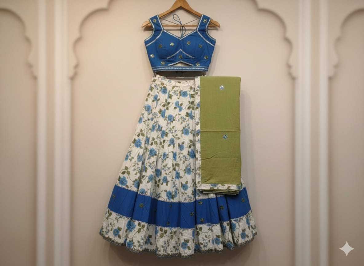 Ynf Fancy KESH711 07 Lehengas Wholesale Designer Lehenga Choli Floral Lehenga Lehenga For Mehndi Manufacturer- Kapda Export