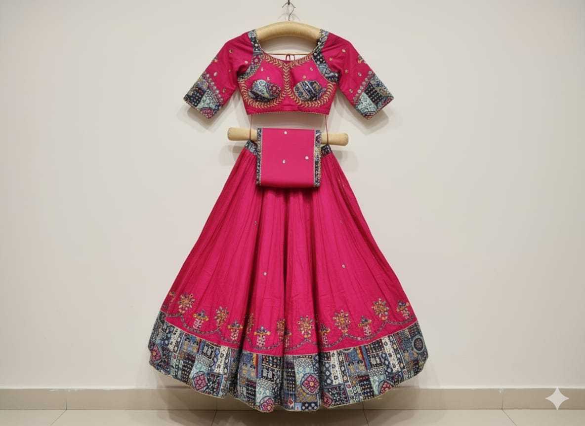 Ynf Fancy KESH711 15 Lehengas Festive Collections Wholesale Rajwada Lehenga Mirror Work Lehenga Navratri Chaniya Choli Manufacturer- Kapda Export