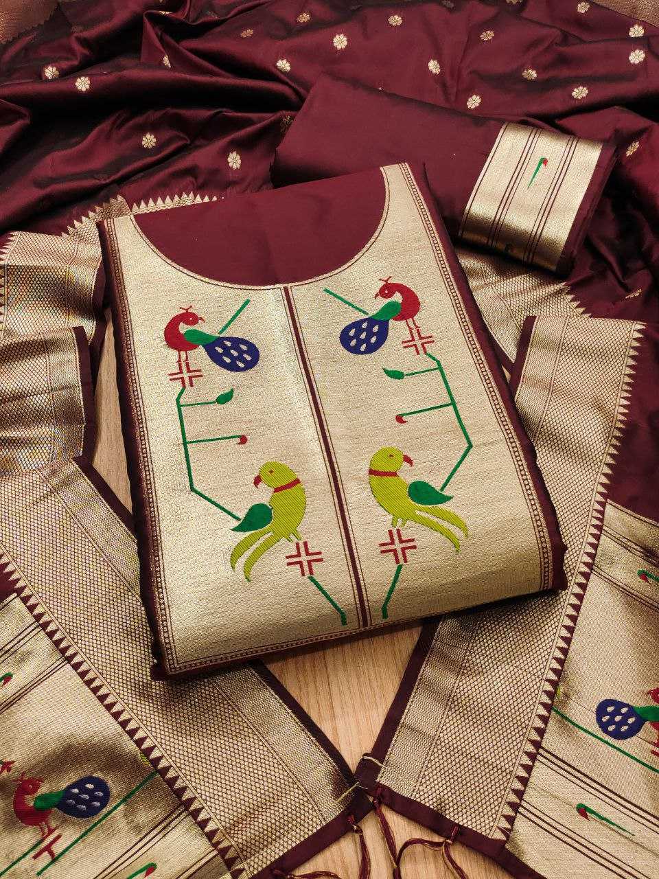 Ynf Fancy KESH714 001 Suits & Dresses Wholesale Ladies Suits Unstitched Suits Party wear suits Manufacturer- Kapda Export