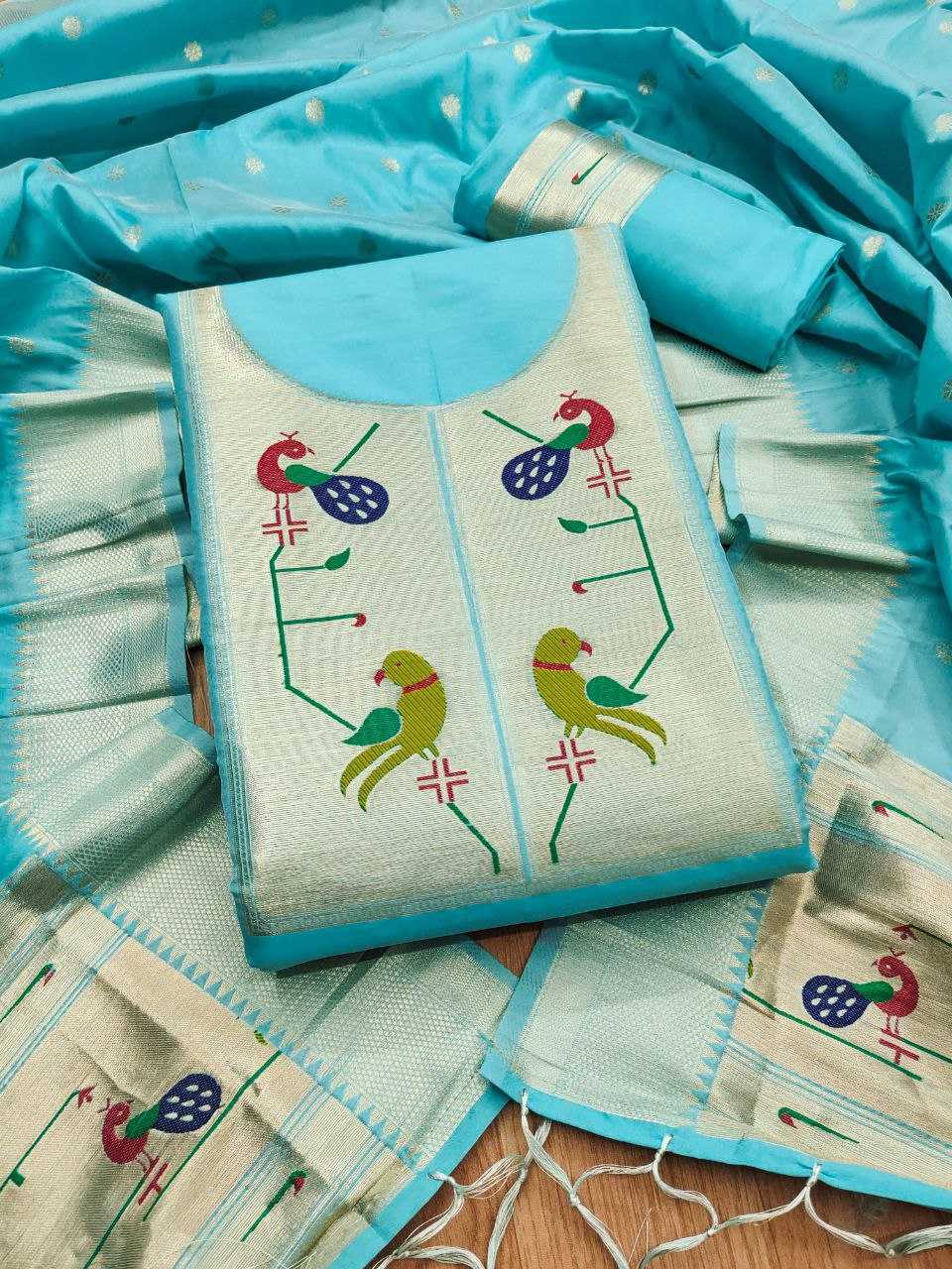 Ynf Fancy KESH714 001 Suits & Dresses Wholesale Ladies Suits Unstitched Suits Party wear suits Manufacturer- Kapda Export