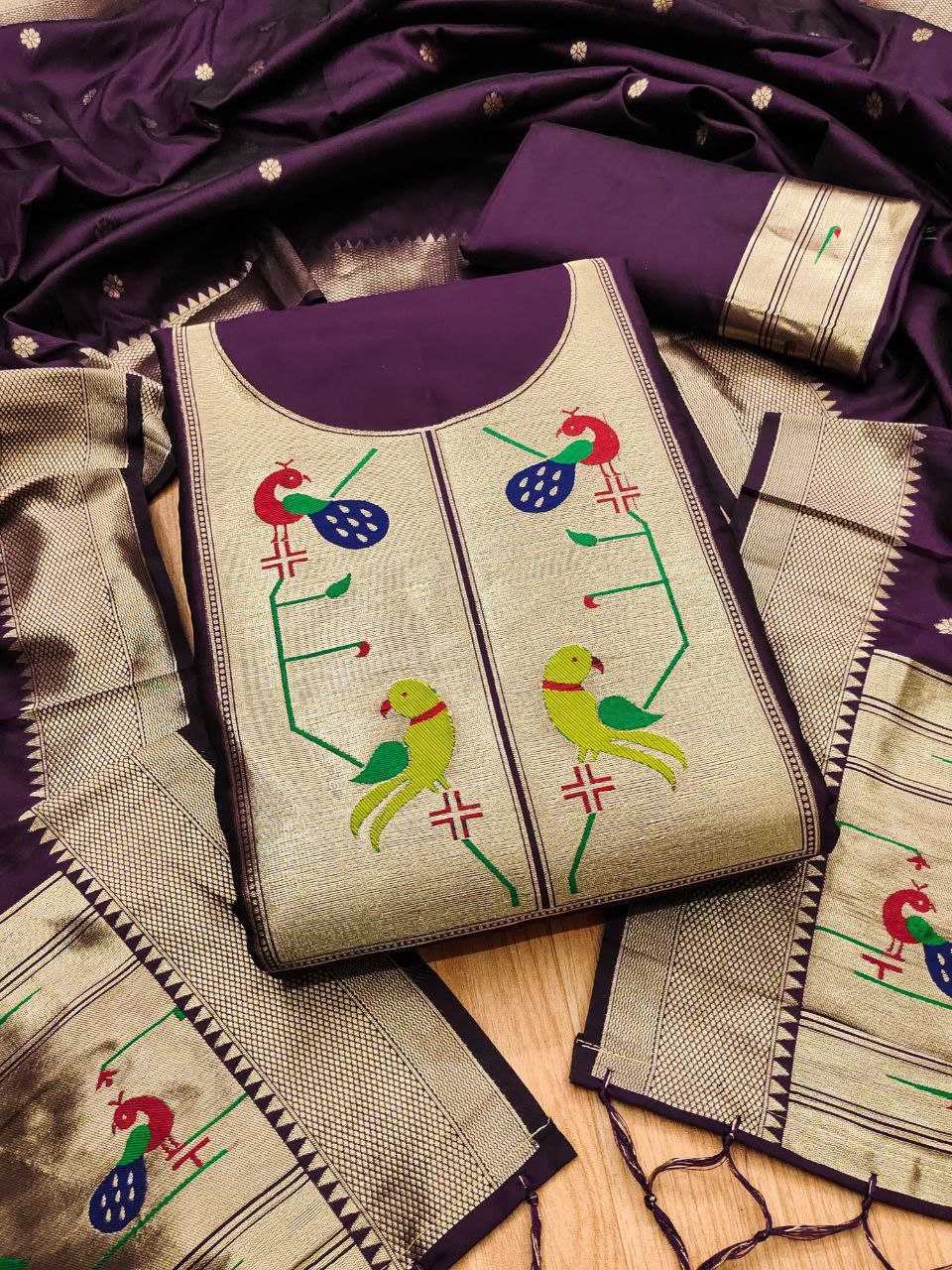 Ynf Fancy KESH714 001 Suits & Dresses Wholesale Ladies Suits Unstitched Suits Party wear suits Manufacturer- Kapda Export