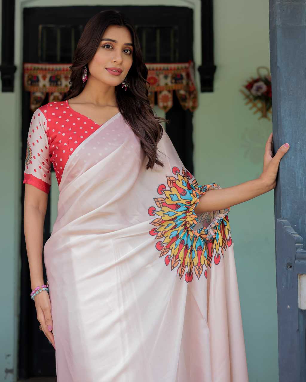 Ynf Fancy KESH719 133 Sarees Wholesale Ruffle Sarees Traditional Sarees Festive Sarees Manufacturer- Kapda Export