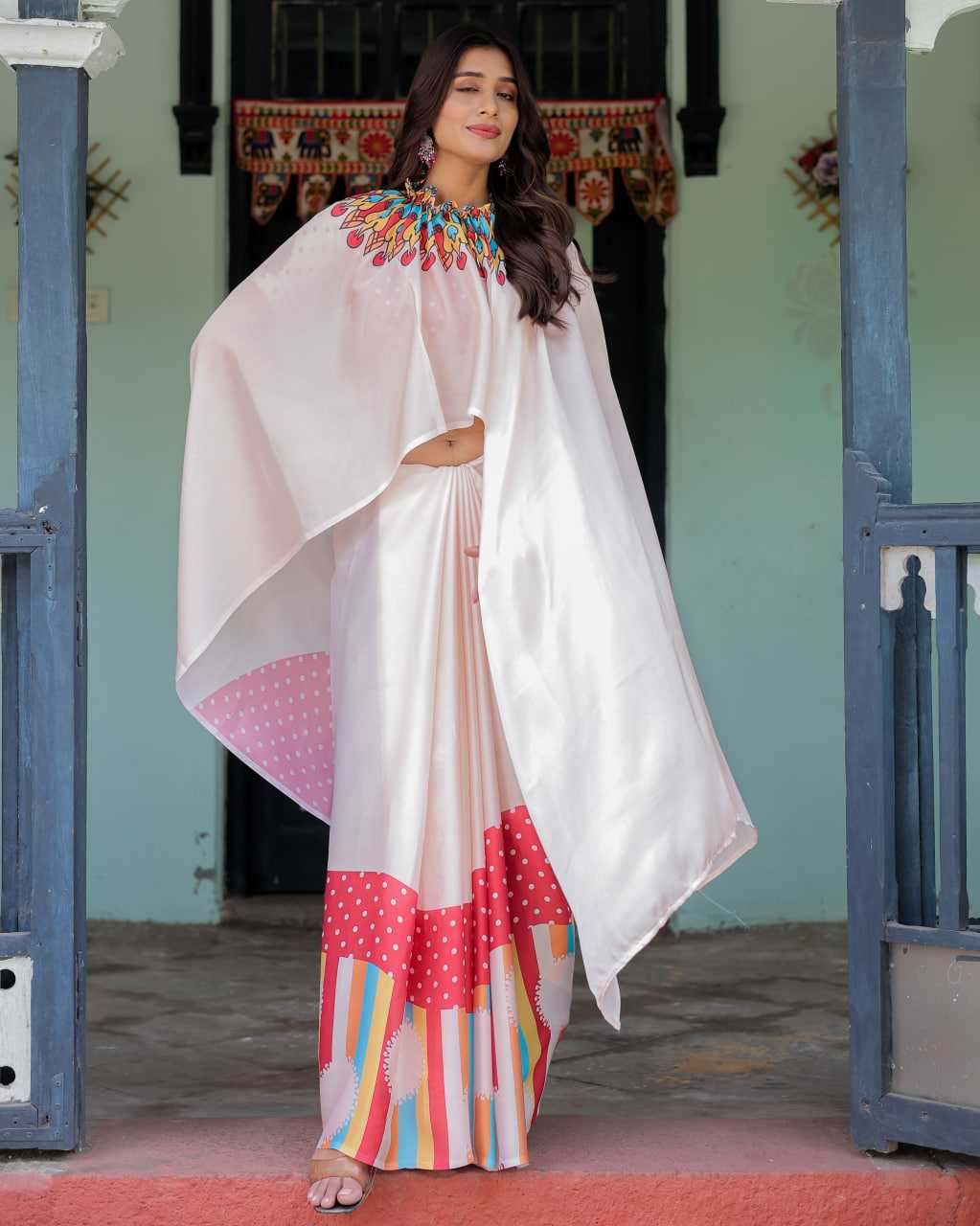 Ynf Fancy KESH719 133 Sarees Wholesale Ruffle Sarees Traditional Sarees Festive Sarees Manufacturer- Kapda Export